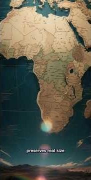 How Big Africa Looks Without Distortion