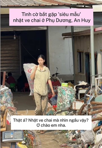 Gặp gỡ siêu mẫu nhặt ve chai: Câu chuyện cảm động