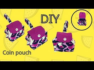 DIY CUTE COIN POUCH ,For Christmas Gifts, Sewing Gifts Ideas