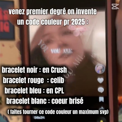 On invente Un code de couleur