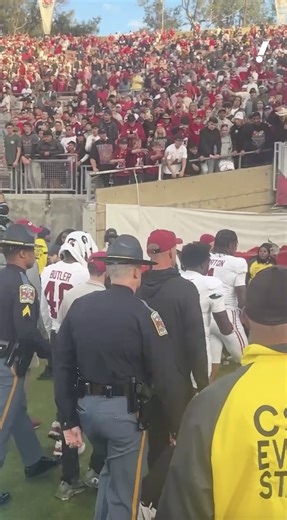 Kalen DeBoer walks off after falling to Indiana