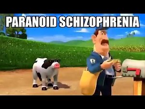 paranoid schizophrenia Barnyard meme