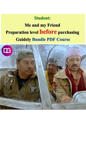 Guidely.in on Instagram: "Before vs After purchasing Guidely Bundle PDF Course! 😂✈️ The transformation is REAL! From confused to confident! 💪 🎉 Makar Sankranti & Pongal Special Offer! 🎉 Get the ALL-NEW Guidely All-In-One Bundle PDF Course 2026! ✅ 50-Days Daily Target Plan ✅ Topic-Wise Exam-Wise PDFs ✅ Beginner's Special Quiz Bundle ✅ GLAT (New!) ✅ Complete Arithmetic Mastery ✅ 1 Lakh+ Questions 💰 3 Months: ₹413 | 6 Months: ₹593 🎫 Use Code: FEST Grab NOW: https://guidely.in/pdf-course-subsc
