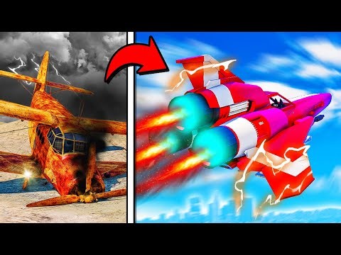 Repairing ABANDONED Airplanes in GTA 5!
