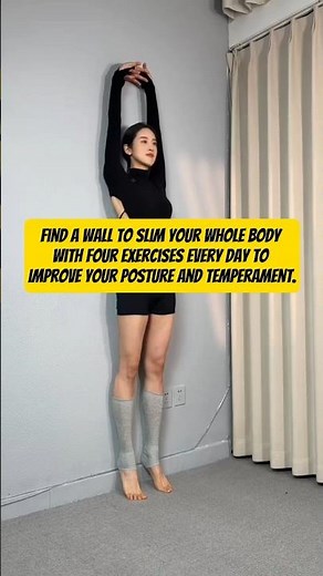 Simple Wall Exercises for a Flat Stomach, Toned Thighs, and Better Posture