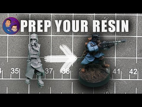 Building Resin Miniatures.