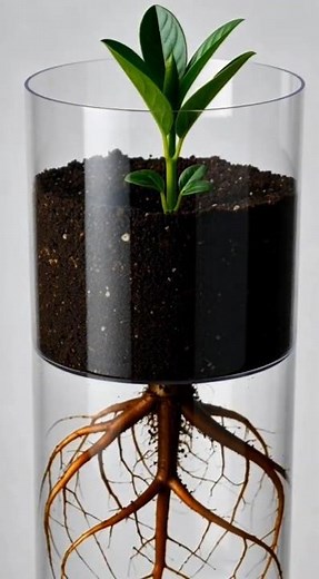 Cape Gooseberry Plant Growth Timelapse | Physalis Growing Stages | Transparent Pot Cinematic Video