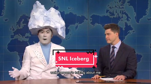 IMO, one of the best SNL skits! Bowen Yang did an amazing job personafying the iceberg! #fyp #fypシ #SNL #bowenyang #titanic