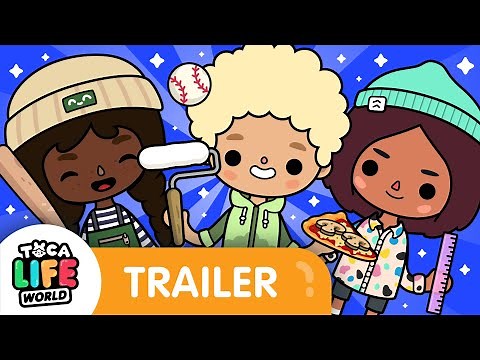FRIENDS-FRIENDLY LIVING 🏓 | DOWNTOWN LOFT TRAILER | Toca Life World
