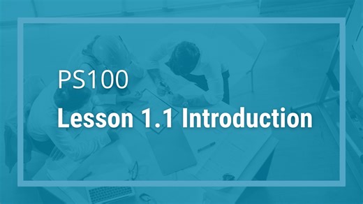 Lesson 1.1 - PS100 Implementing Maintenance Planning and Scheduling