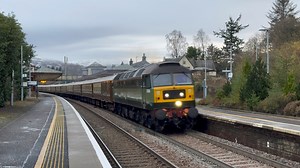 87K views · 1.5K reactions | Pair of Class 47s and MK2s working 5Z57 Crewe - Dundee seen passing Gleneagles 21/11/25 | Andrew Chalmers | Facebook