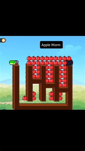 Apple Worm - Snake Puzzle - Video 🍎🐛