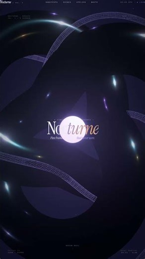 One canvas. One iridescent torus knot. 60fps on a phone. NOCTURNE is the cool ultraviolet siste