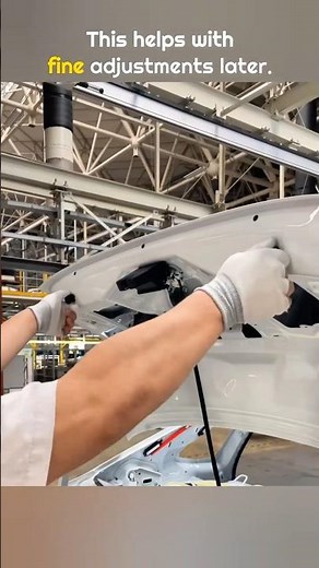 How the Factory Perfectly Aligns a Trunk Lid