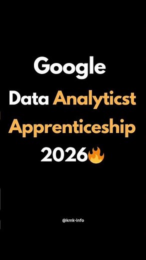 Google Data Analytics Apprenticeship 2026! 📜 Google Certificate + Hands-on Training #google #ai