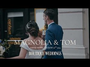 Kaving a London Wedding? Checkout This Epic Andaz Hotel Wedding Video Showreel - Boutique Weddings