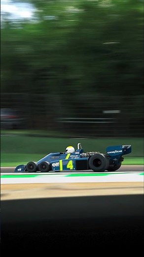 The most radical Formula 1 car ever: the 6-wheeled Tyrrel P34 stretches its legs at Imola Circuit!