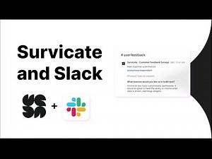 Survicate and Slack integration demo