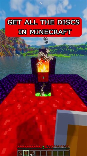 Get all the discs in minecraft #shorts #shortvideo #minecraft #minecrafttutorial