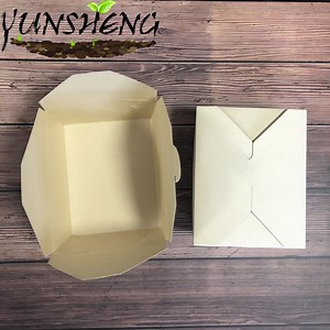 [Hot Item] Disposable Customized Microwavable Kraft Brown Take out Boxes