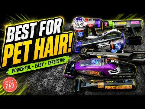 What's the Best Cordless Handheld Vacuum for Pet Hair 2026! Bissell-Shark-DustBuster-Fanttik?