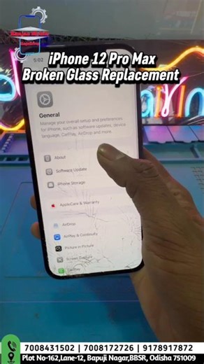 iPhone 12 Pro Max Broken Glass Replacement