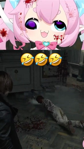 THE FUNNIEST ZOMBIE IN RESIDENT EVIL #shorts #chibidoki #vtuber