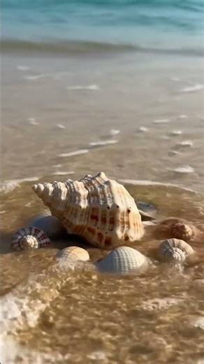 Sea shore 🌊 at sea shell 🐚