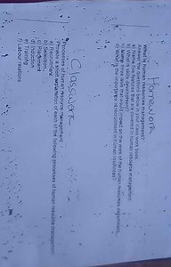 HomeworkWhat is human resources management?Answer the quest... | Filo