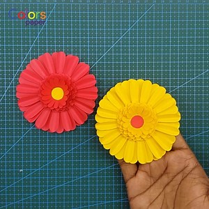 Beautiful Paper Flowers Making Instructions for HOme Decorating.DIY Paper Crafts | Colors Paper