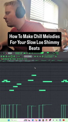 How To Make Slow Loe Shimmy Type Melodies #flstudio #producer #beats #trap #loeshimmy