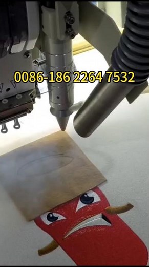 how to make design with richpeace #embroidery machine + #laser cutting device? máquina de #bordado