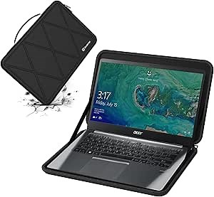 Smatree Hard EVA Protective Case for 14 inch Acer Swift 1 SF114-34-P7FH | Compatible for 14 inch Acer Swift 1 Laptop-SF114-34-P7FH, Slim and Anti-Shock Notebook Bag (X8243)