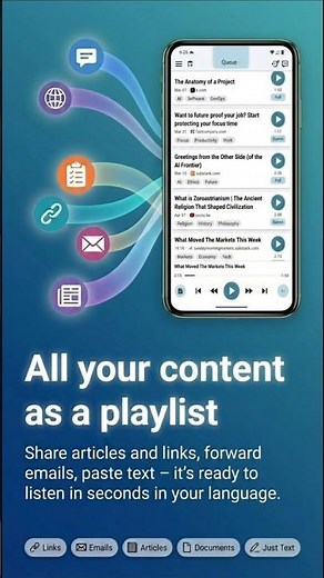 Summ-it — Turn Articles Into Audio Playlist