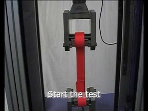 Tensile Test on Safety Belts - Mecmesin Force Measurement