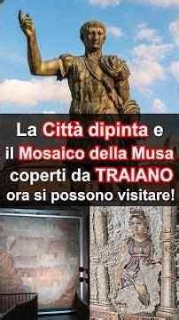 Sepolte da Traiano, riemergono la Città dipinta e il Mosaico della Musa e del Poeta, sono visitabili