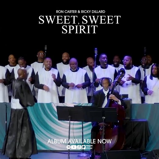 We are very excited to let you know our brand new album, ‘Sweet, Sweet Spirit’ is HERE! ✨ I’m so proud of this project and I hope you all love it. A tribute to Ron Carter’s late mother, ‘Sweet, Sweet Spirit’ is a collection of her favorite hymns that fuse the powerful history of Gospel music with the skilled notes and crafted bass lines in Jazz. This is an album bringing the gospel world into the jazz club, and vice versa. It is available now wherever you listen to music! | Dr. Ricky Dillard