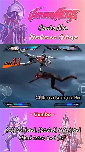 [Aethersx2] Combo Noa - Hantaman Cahaya (Ultraman Nexus Game)