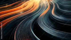 A composition of colorful geometric shapes in various sizes and orientations