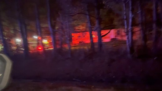UPDATE: As of 7:40 a.m., the fire is out. —— Empty trailer on fire early today (Nov. 19) near the intersection of Wynne Fork Road and Ocean Highway in Hertford. Several agencies at the scene. Proceed in the area with caution. | Albemarle Observer