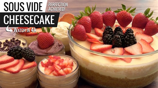 Sous Vide cheesecake perfection