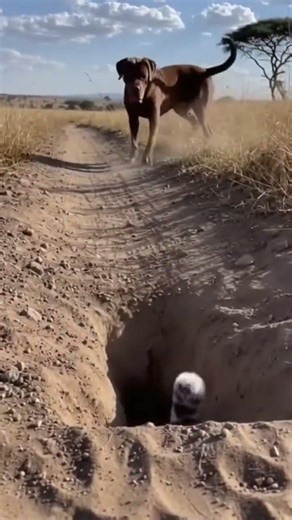 :Leopard Falls Into Hidden Pit While Hunting#junglelife #wildlife #cuteanimals