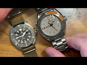 Omega Planet Ocean 600m titanium vs CWC Ti300 - British MOD Diver’s watch DNA