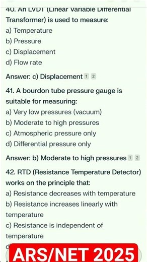 Instrumentation and Process Control NET/ARS 2025 #asrb #agriculturalengineering