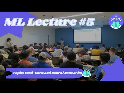 AL/ML Lecture #5 : Feed-Forward Neural Networks