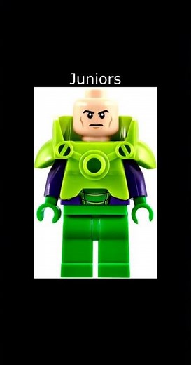 LEGO Lex Luthor Minifigure Evolution 2025