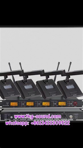 Model: UR4000-M High Quality 4-Channel Desktop Wireless Microphone Conference Room Microphone Microphones for Conference Rooms #microphone #wirelessmicrophone #soundsystem #audioequipment#mic