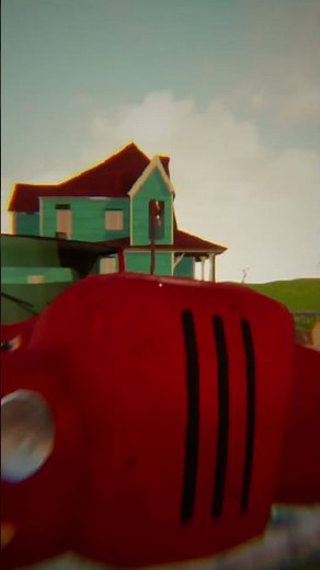 What is the Neighbor hiding in this tiny house? 🏠 #shorts