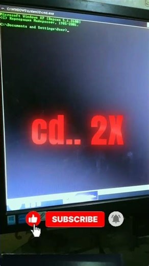 hacker tutorial 2 🤫 #cmd #windowsxp #reels #rek