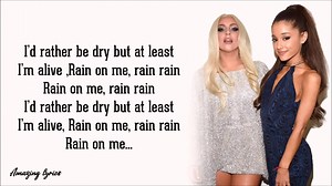 240K views · 1.1K shares | Lady Gaga, Ariana Grande - Rain On Me (Lyrics) NEW SONG! | Musica Space | Facebook